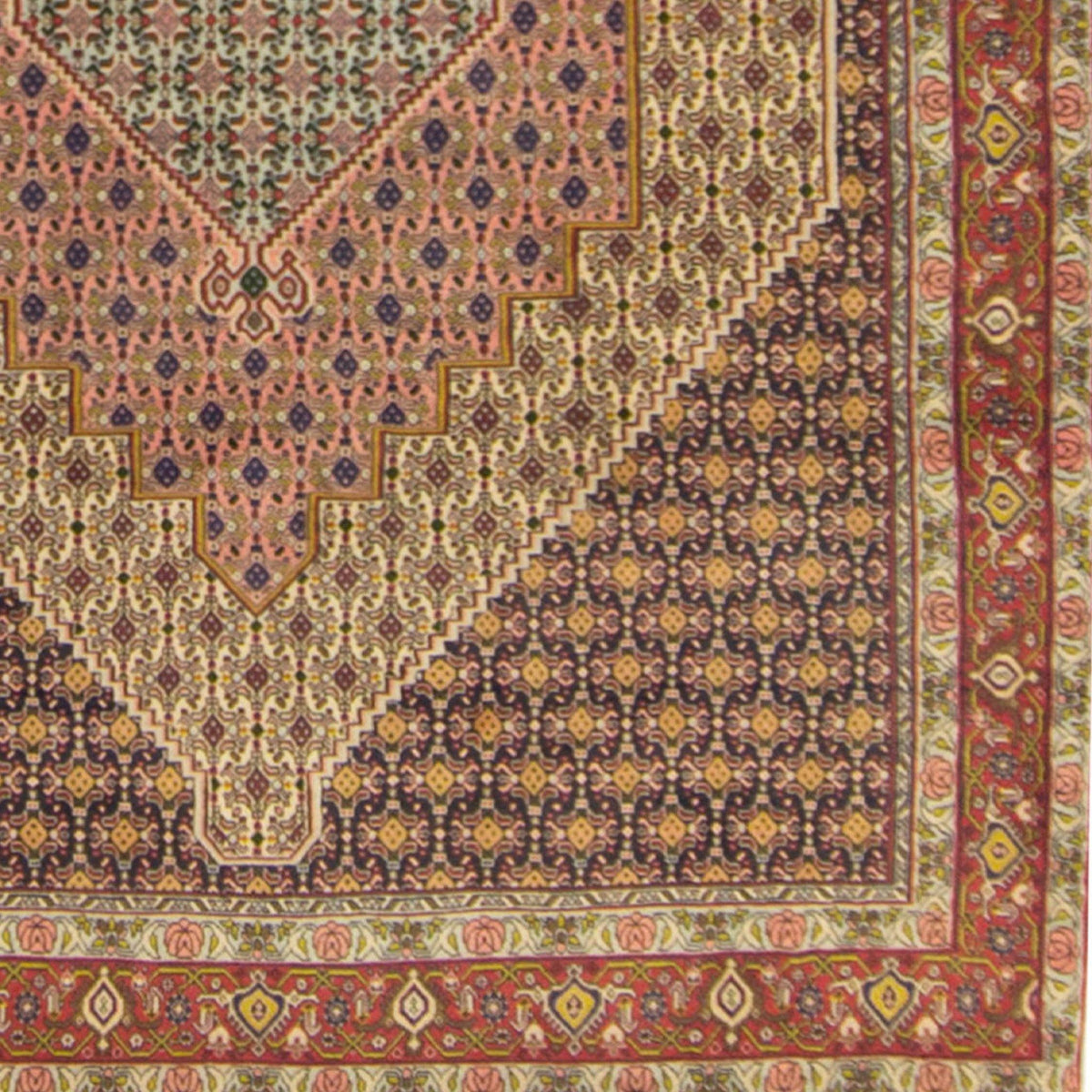 Fine Hand-knotted Wool Senneh Persian Rug 200cm x 310cm