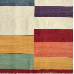 Modern Hand-woven 100% Wool Chobi Kilim Rug 200cm x 300cm