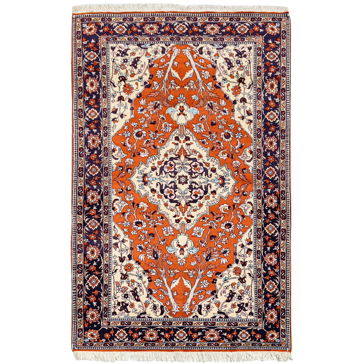 Hand-knotted Ardabil Persian Rug 163cm x 267cm