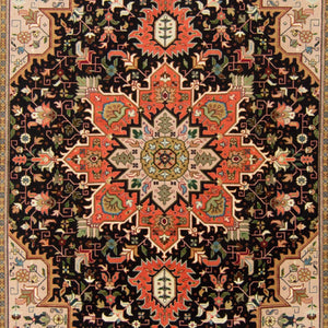 Fine Hand-knotted Wool & Silk Tabriz Persian Rug 151cm x 200cm