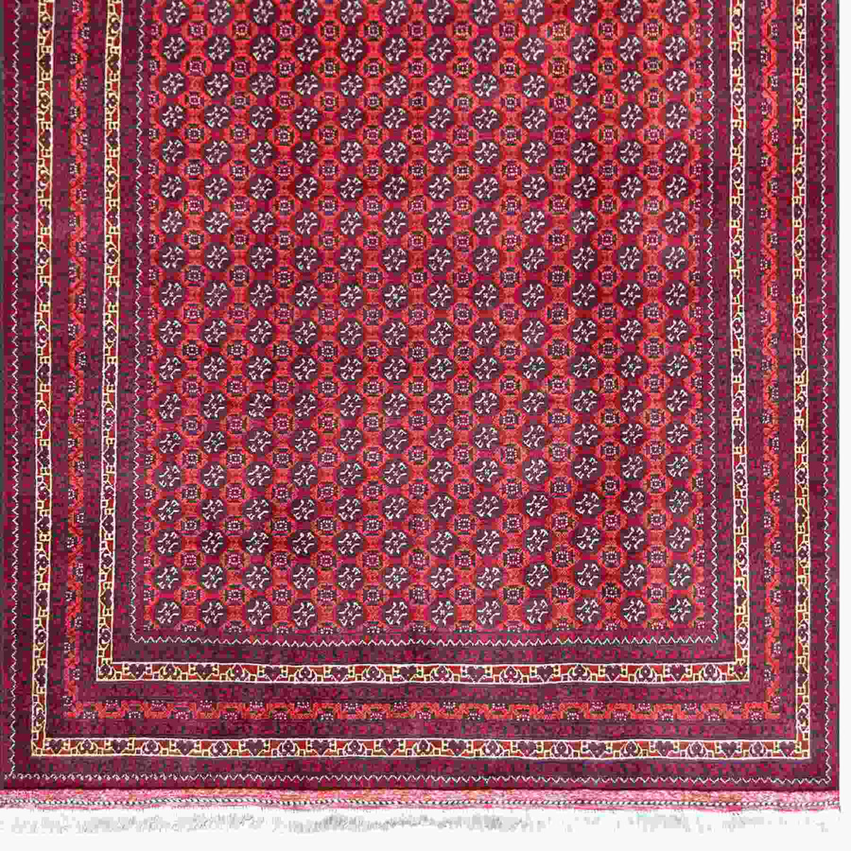 Super Fine Hand-knotted Wool Turkmen Rug 150cm x 195cm