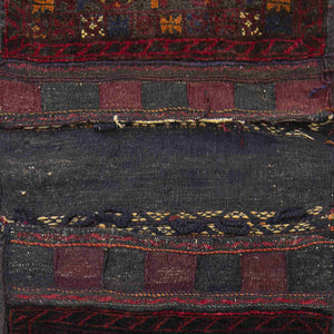 Vintage Handmade Wool Saddle Bag 53cm x 131cm