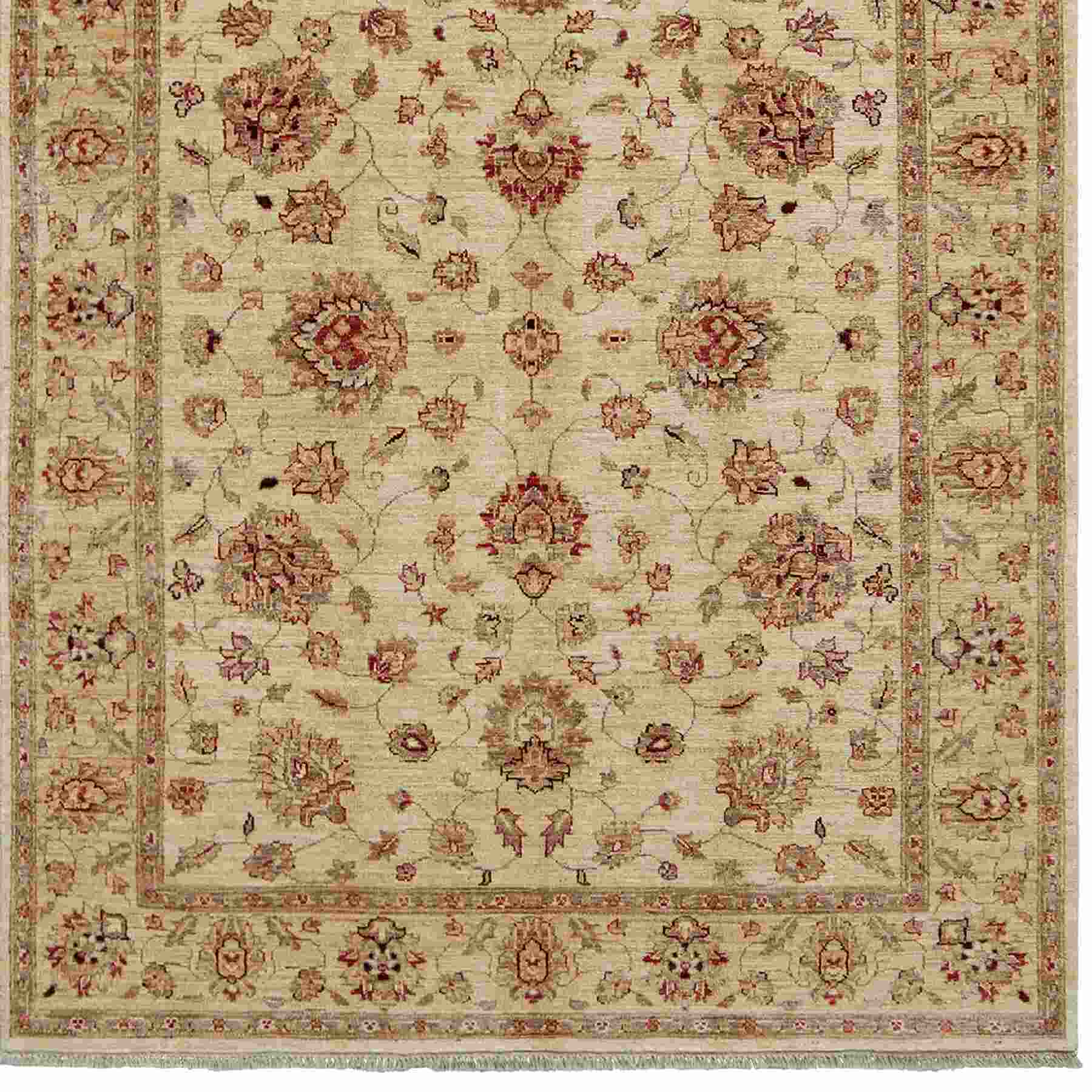 Fine Hand-knotted Ziegler Himalayan Wool Rug 147cm x 191cm