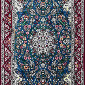 Super Fine Wool & Silk Nain Persian Rug (SIGNED BY MASTER WEAVER)