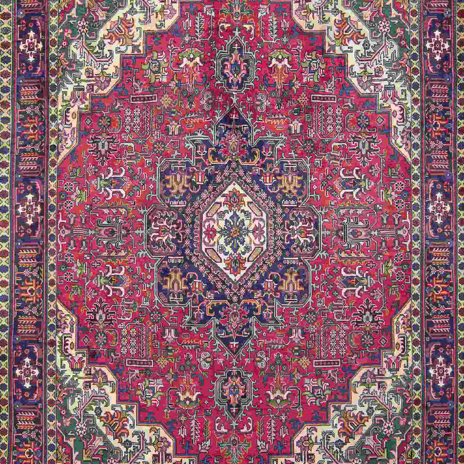 Handmade Heriz Persian Rug 280cm x 390cm