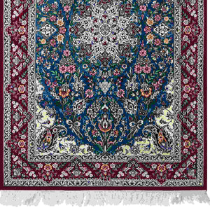 Super Fine Wool & Silk Nain Persian Rug (SIGNED BY MASTER WEAVER)