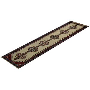 Super Fine Hand-knotted Wool Yalameh Persian Hallway Runner 70cm x 360cm