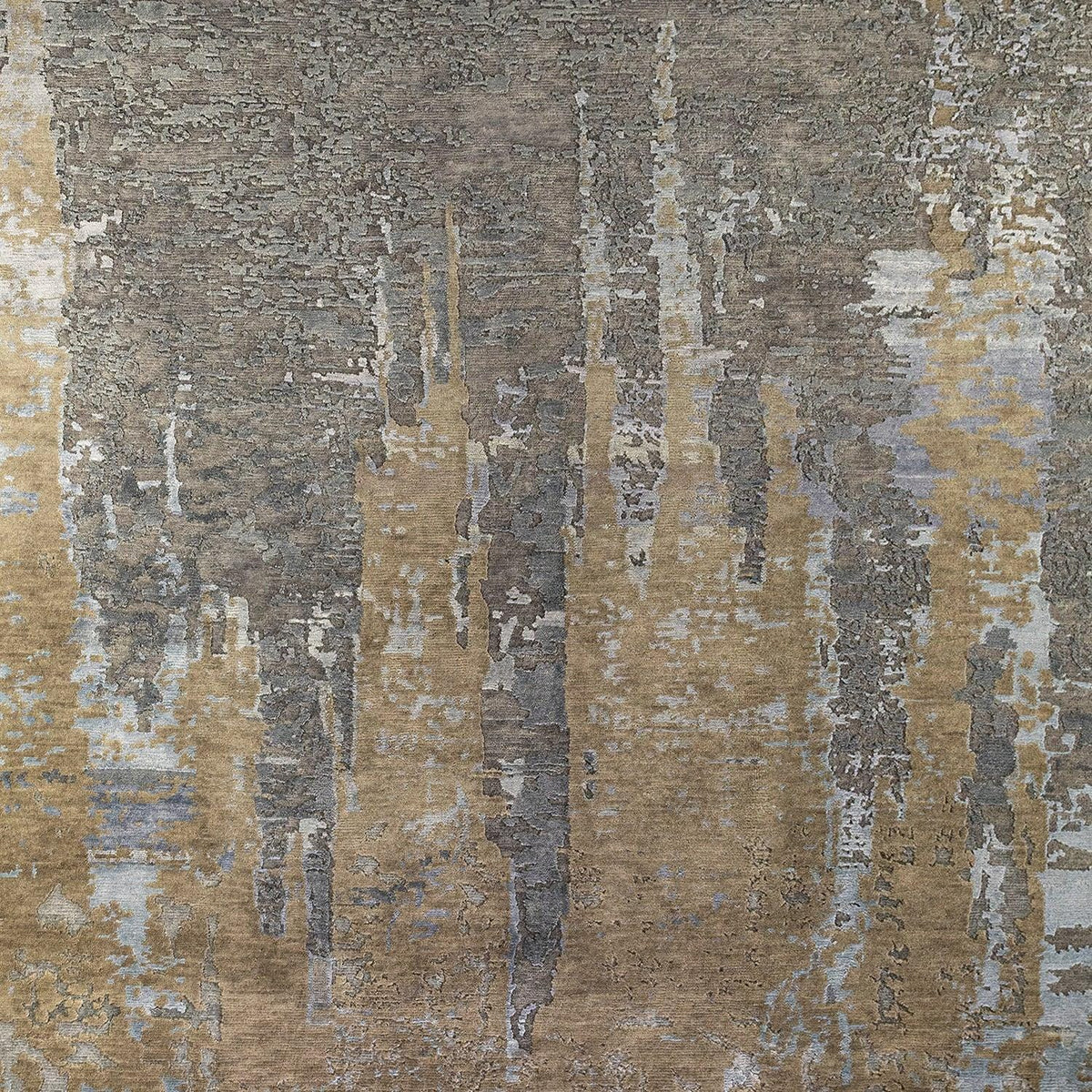 Fine Modern Abstract Wool &amp; Silk Rug 244cm x 300cm