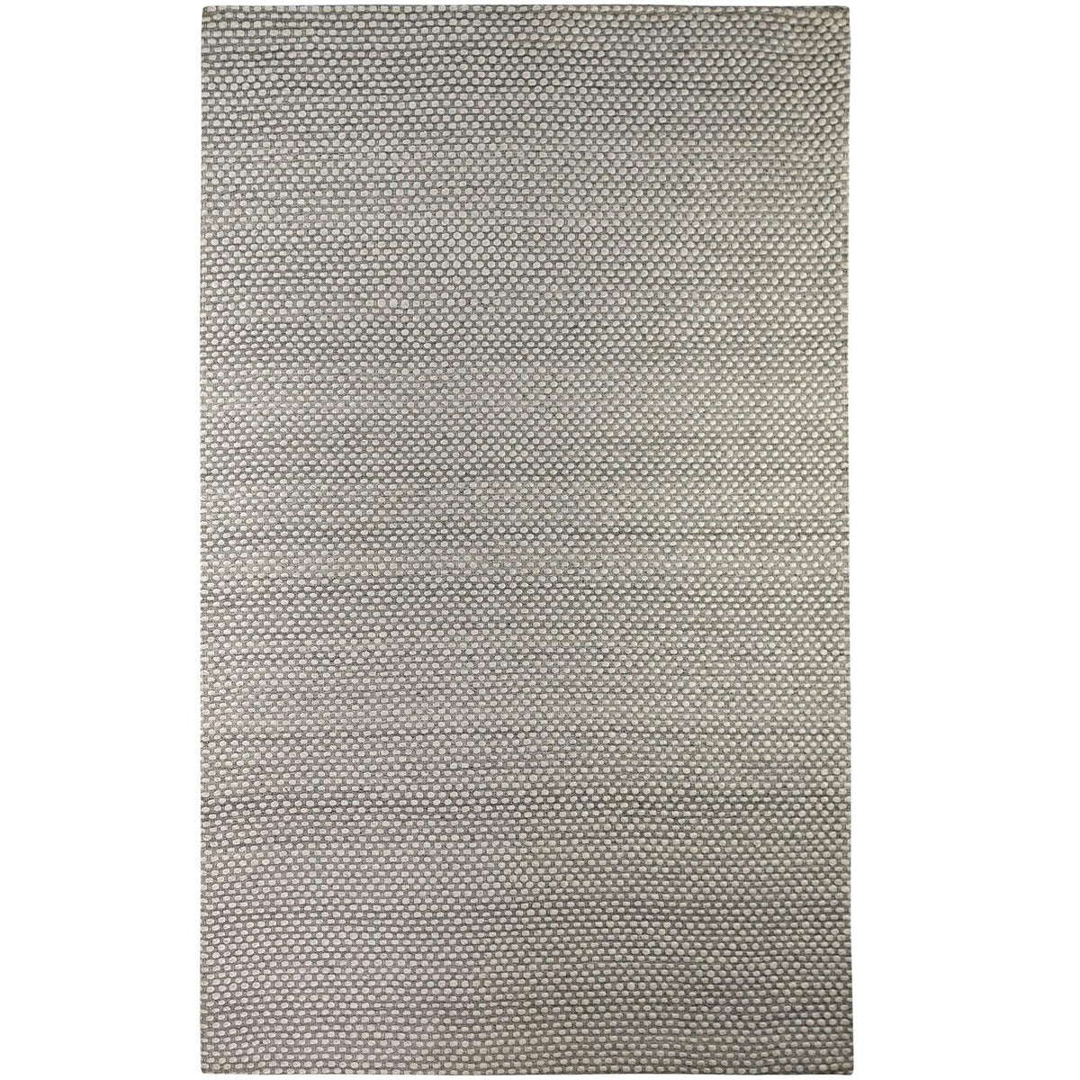 Modern Grey Wool Rug 153cm x 222cm