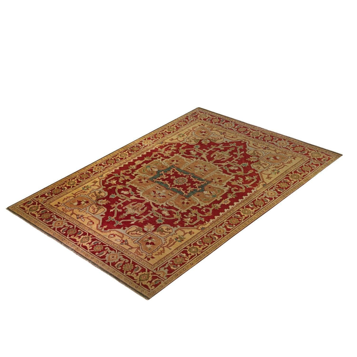 Traditional Handmade Wool Rug 180cm x 269cm