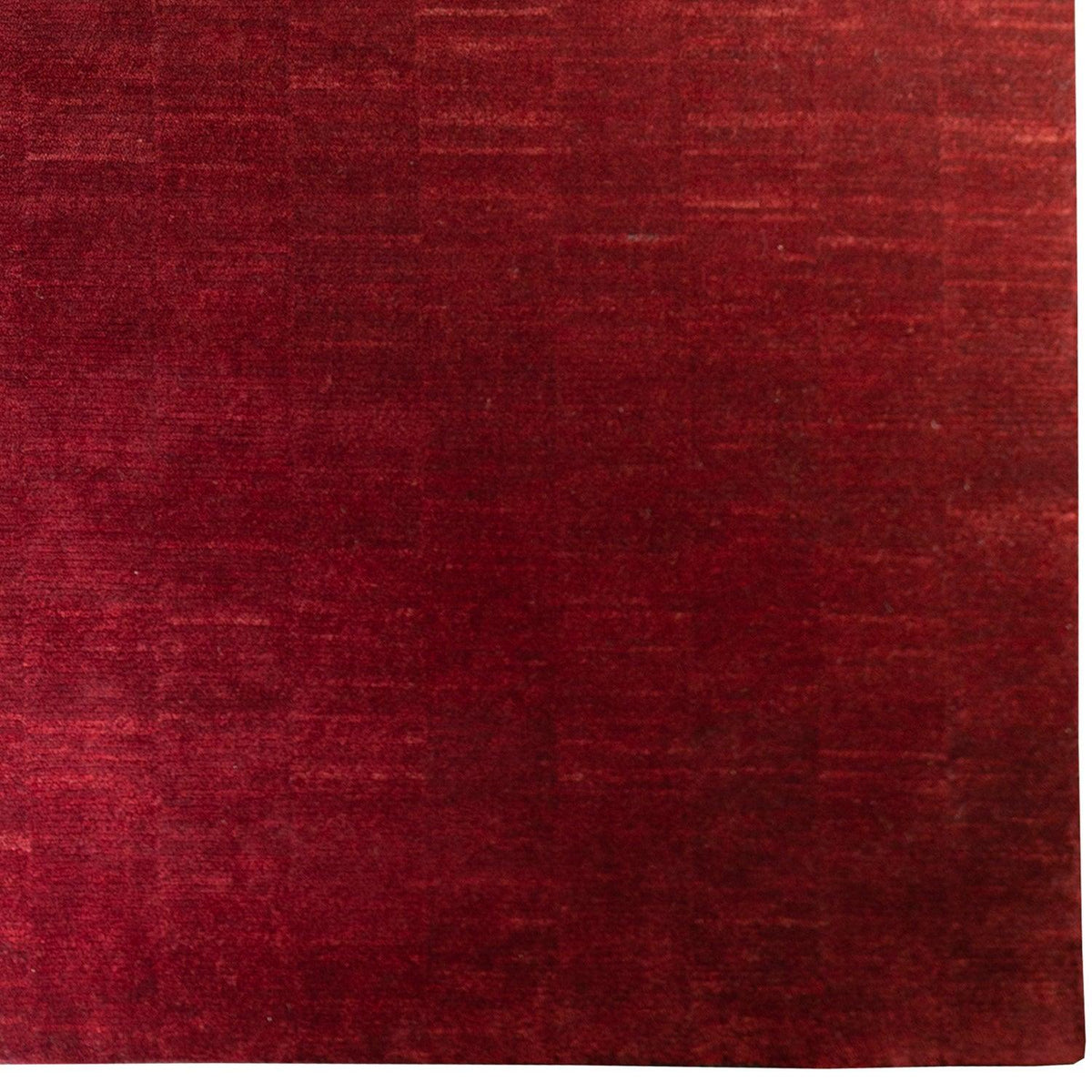 Modern Hand-knotted Maroon Wool Rug 249cm x 290cm