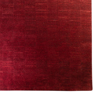 Modern Hand-knotted Maroon Wool Rug 249cm x 290cm