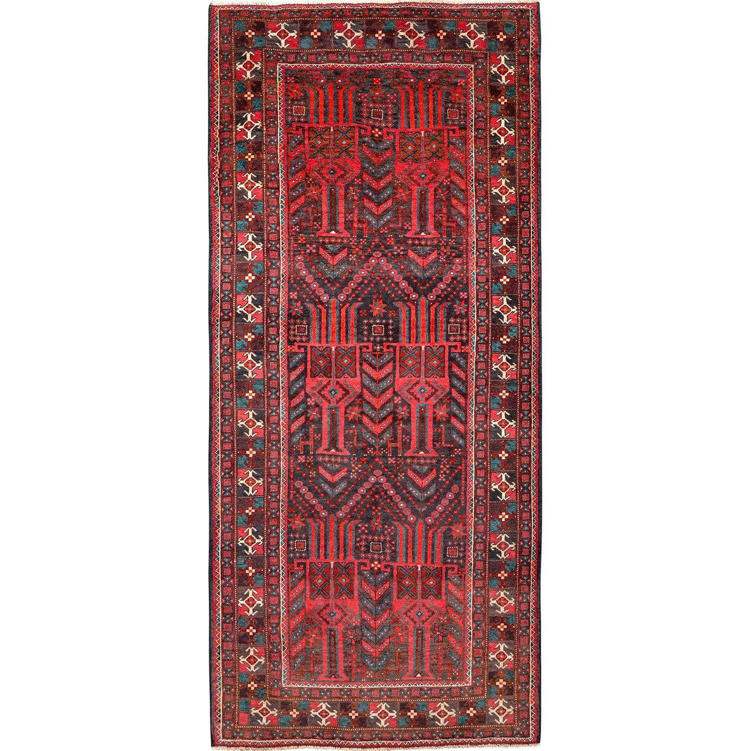 Fine Hand-knotted Persian Wool Baluchi | 21004