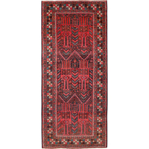 Fine Hand-knotted Persian Wool Baluchi | 21004