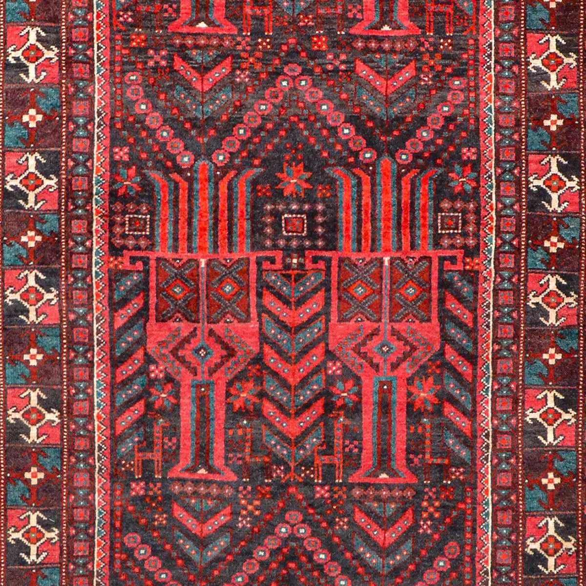 Fine Hand-knotted Persian Wool Baluchi | 21004