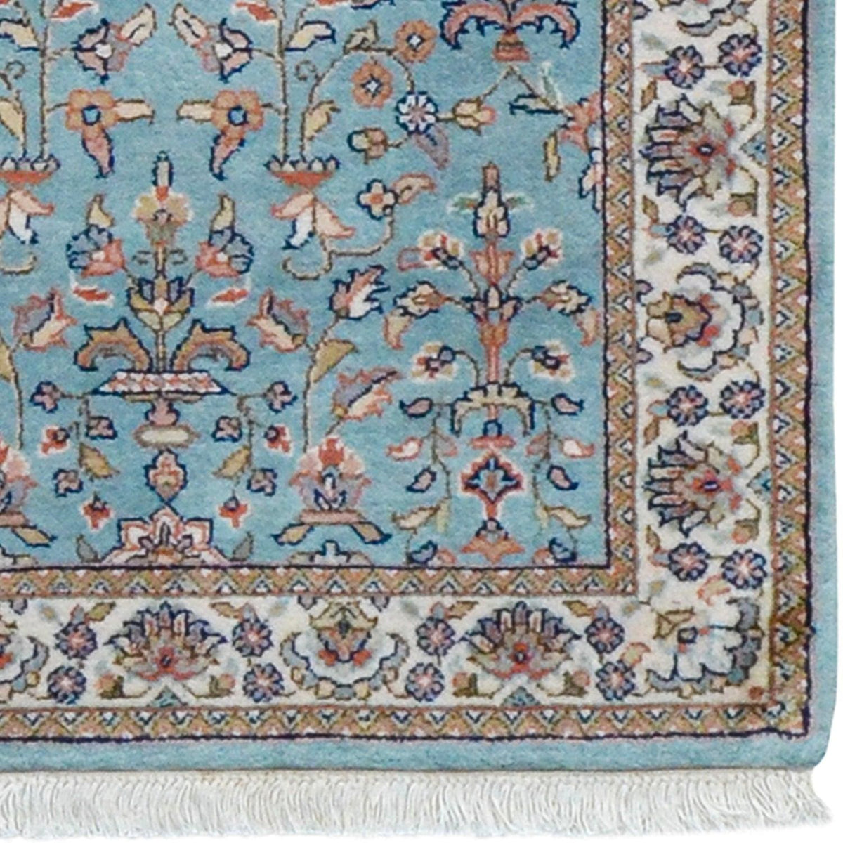 Fine Hand-knotted Saruk Design Hallway Runner 80cm x 303cm