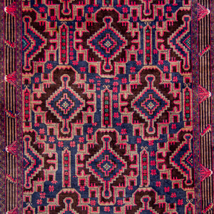 Wool Baluchi Hand-knotted Rug