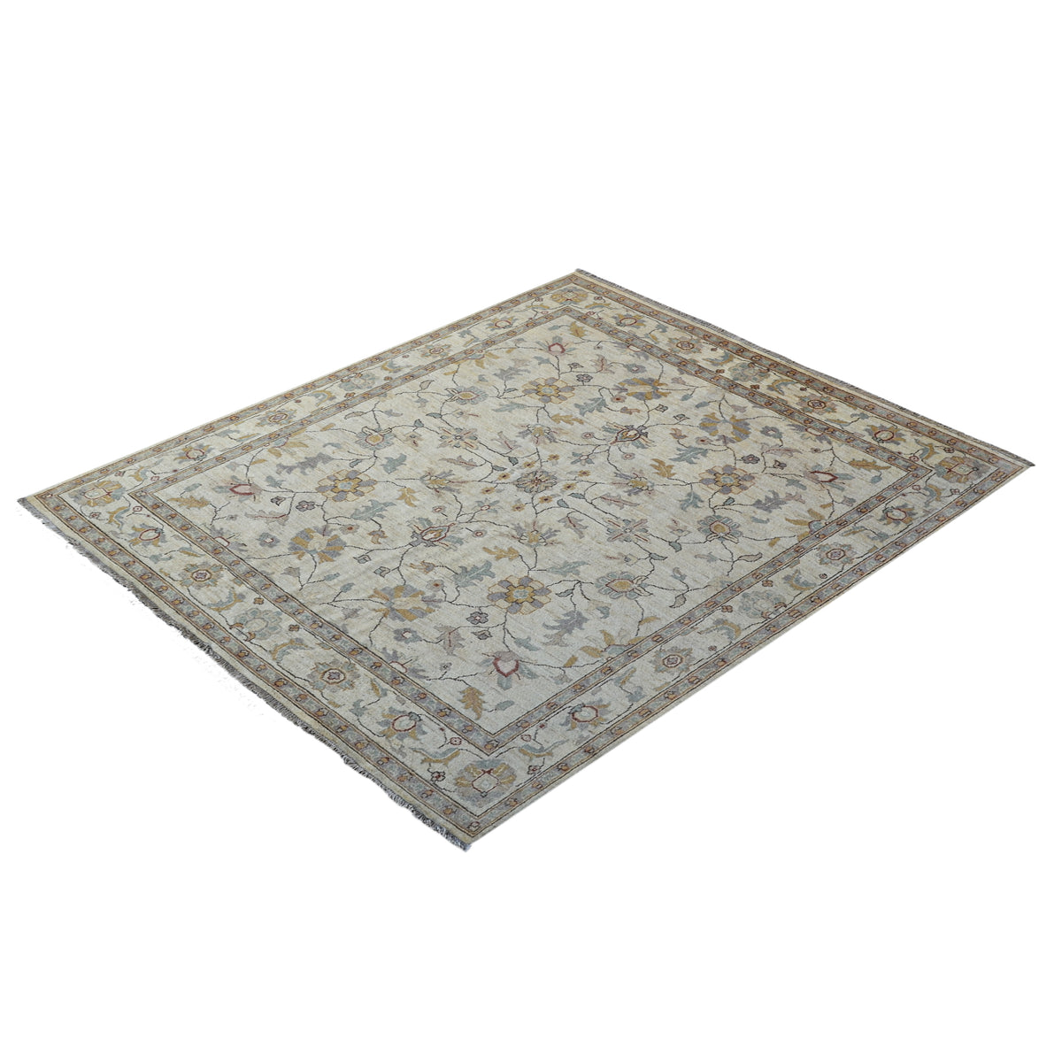 Fine Hand-knotted Chobi Square Rug 193cm x 197cm