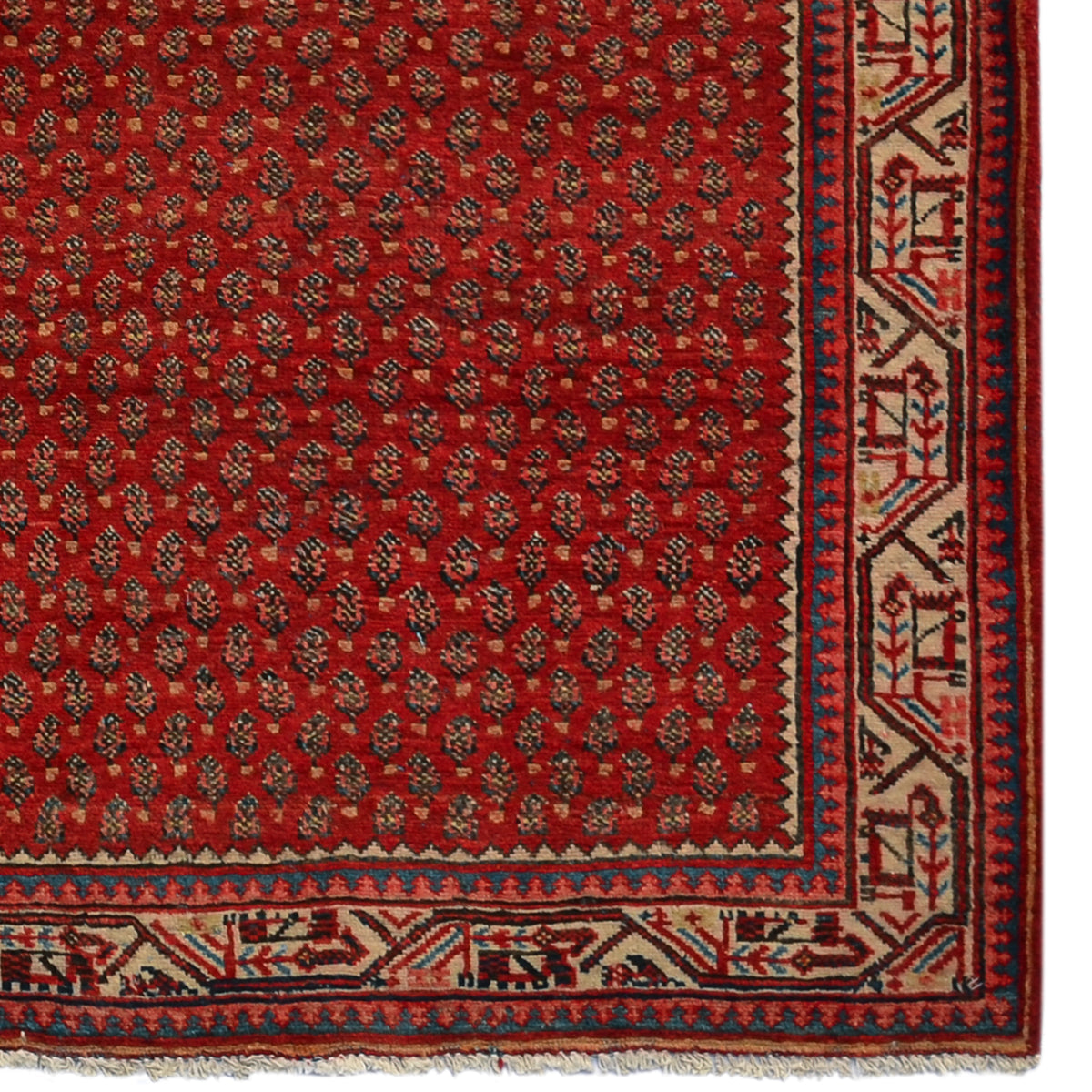 Fine Hand-knotted Wool Serabend Persian Rug 130cm x 192cm