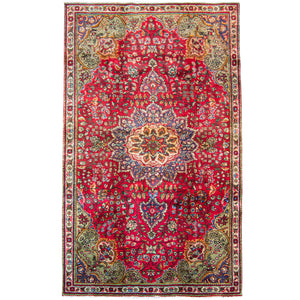 Hand-knotted Wool Vintage Persian Rug