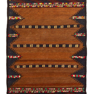 Fine Hand-woven 100% Wool Kilim Runner 72cm x 142cm