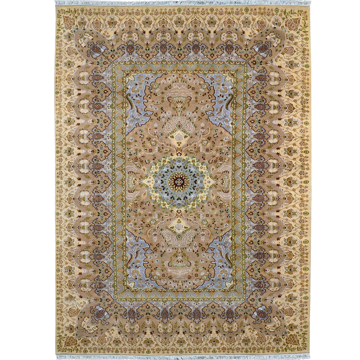 Fine Handmade Wool & Silk Rug 201cm x 295cm