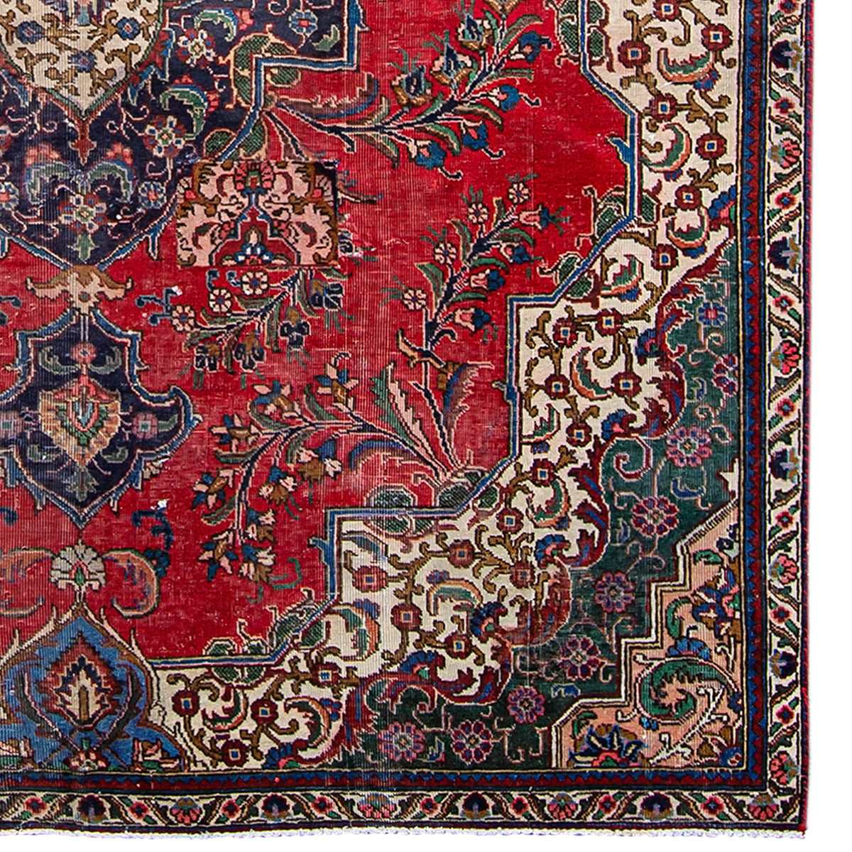 Hand-knotted Vintage Persian Rug  216cm x 315cm