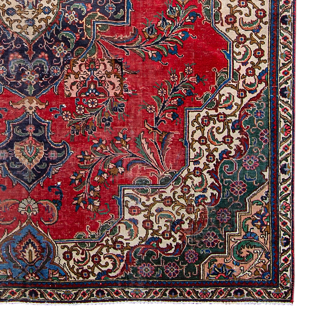Hand-knotted Vintage Persian Rug  216cm x 315cm