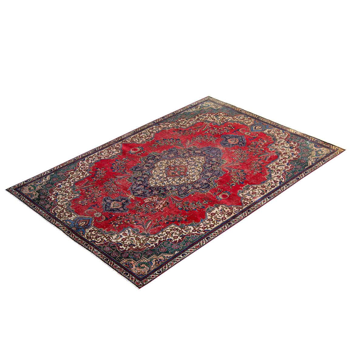 Hand-knotted Vintage Persian Rug  216cm x 315cm