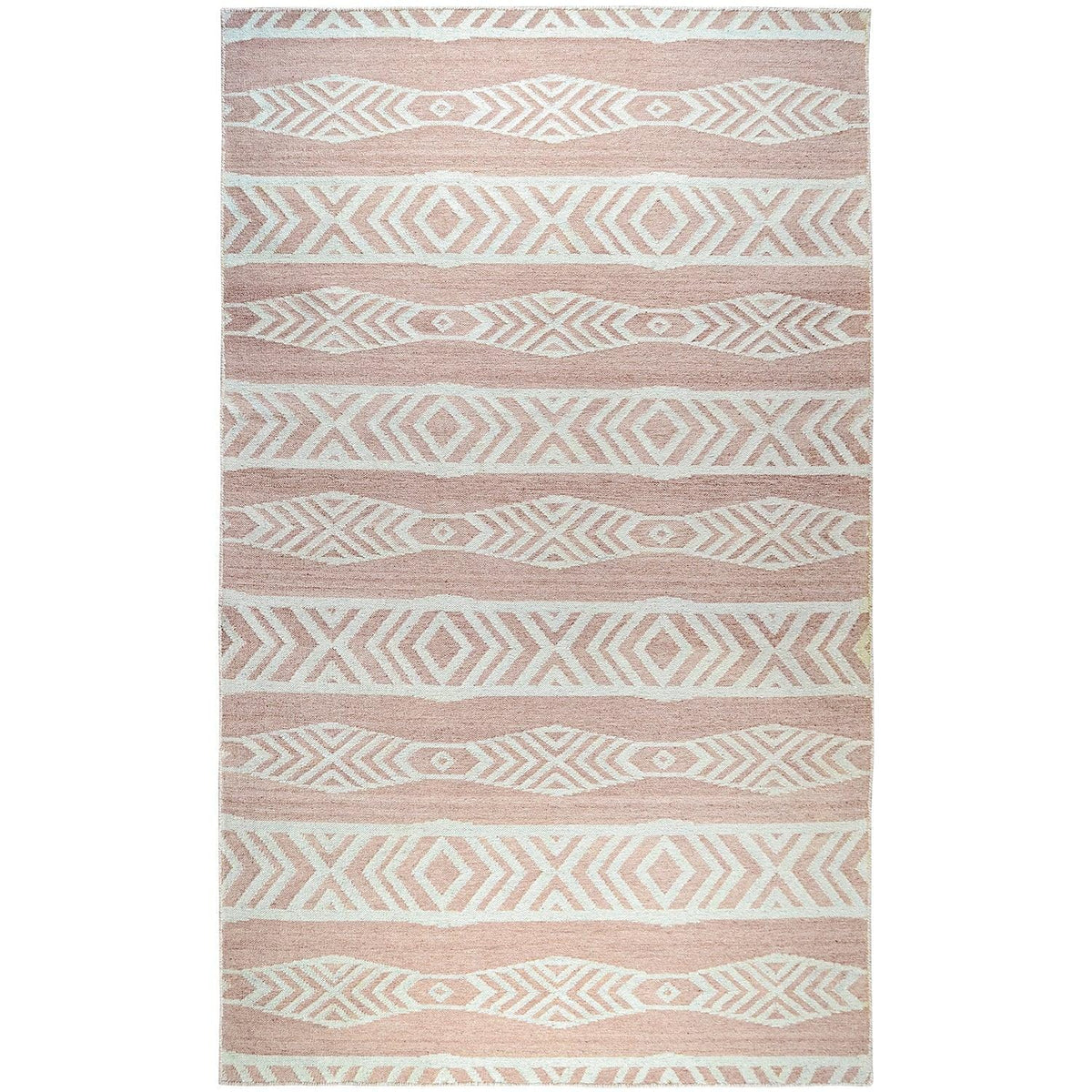 Eco - Friendly Indoor + Outdoor Pink Rug 152cm x 246cm