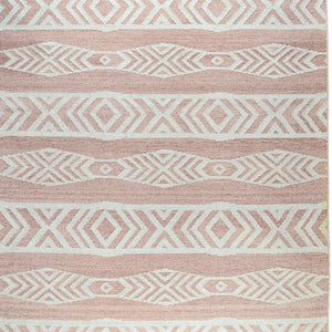 Eco - Friendly Indoor + Outdoor Pink Rug 152cm x 246cm