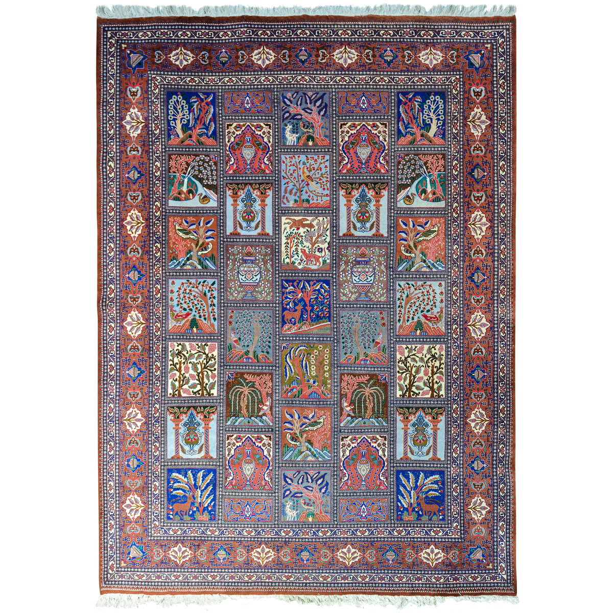 Fine Hand-knotted Wool Bakhtiari Persian Rug 300cm x 385cm
