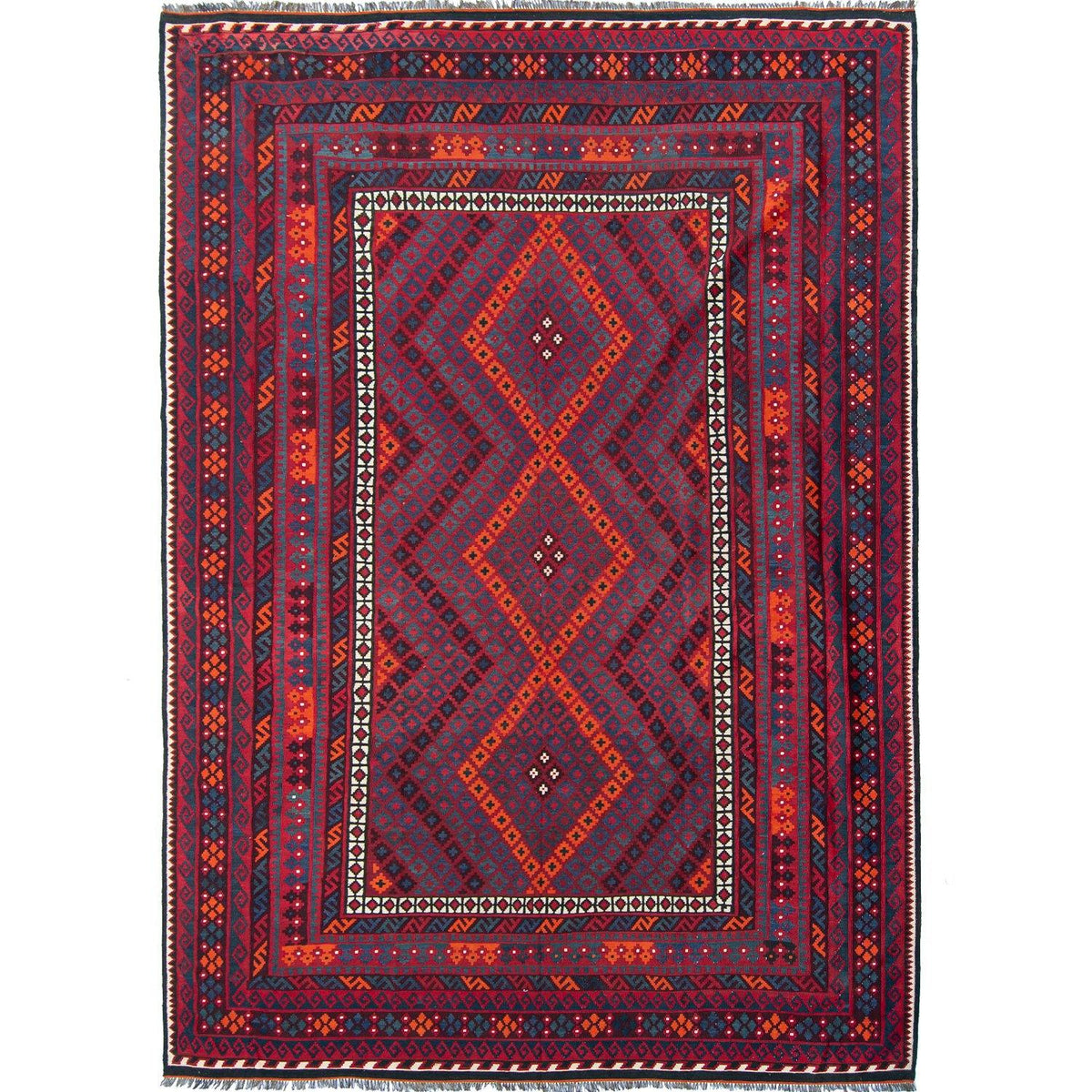 Fine Hand-woven 100% Wool Kilim Rug 285cm x 400cm