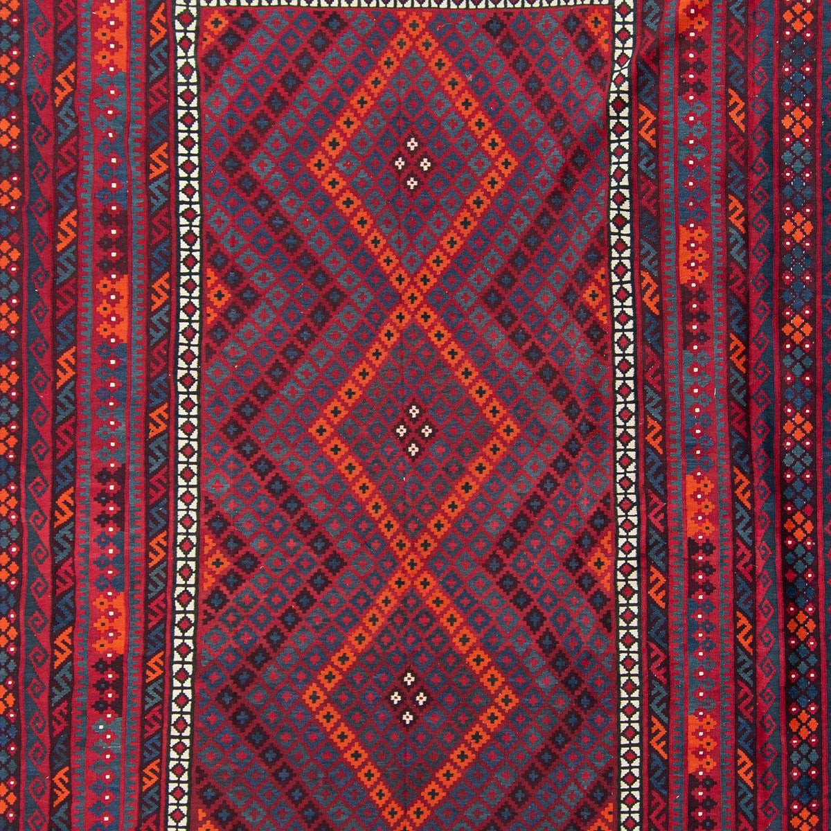 Fine Hand-woven 100% Wool Kilim Rug 285cm x 400cm