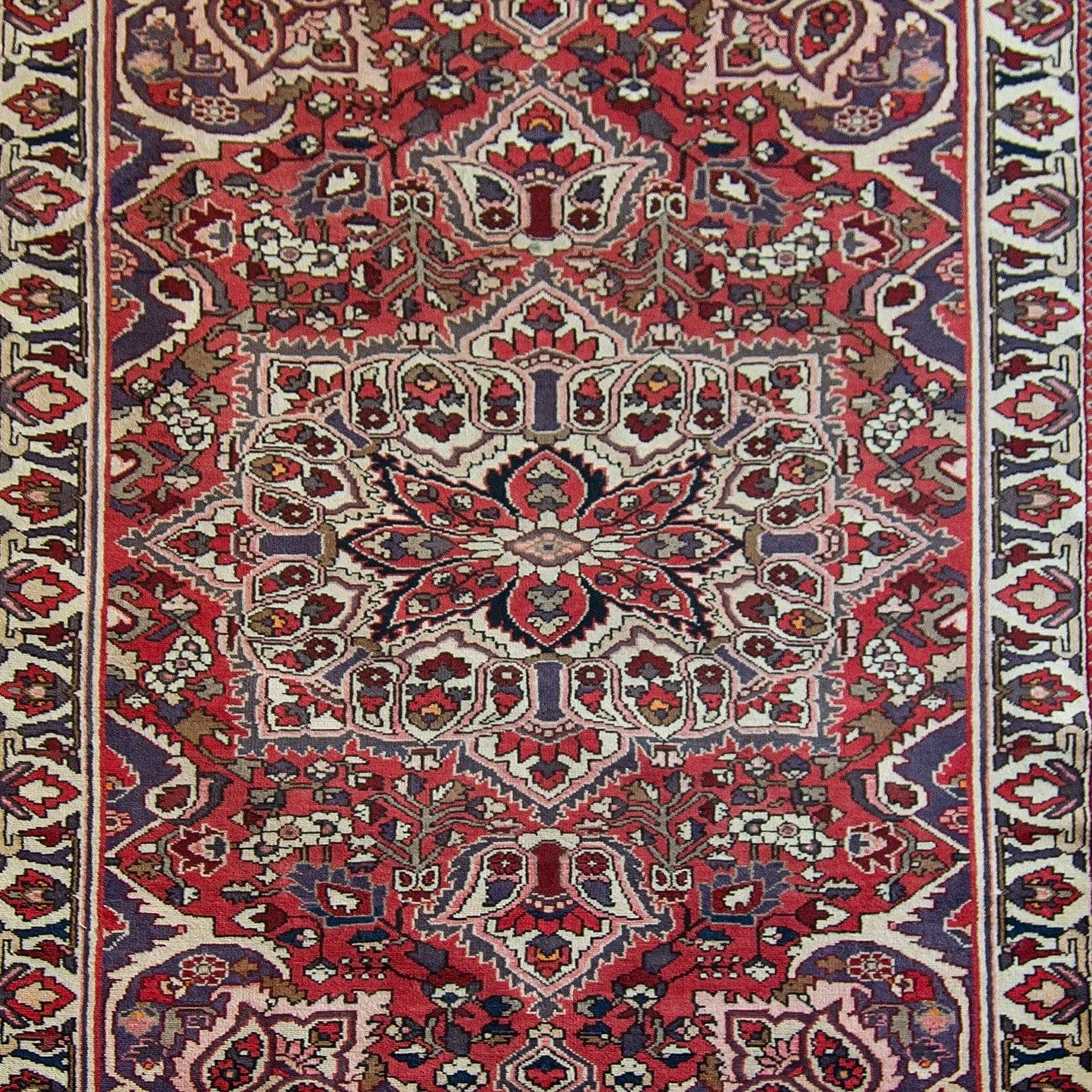 Fine Hand-knotted Wool Vintage Bakhtiari Persian Runner 157cm x 286cm