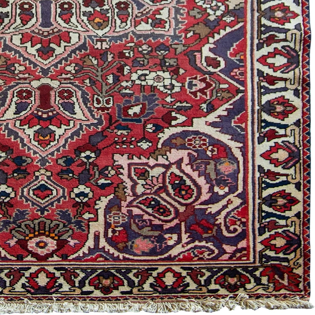 Fine Hand-knotted Wool Vintage Bakhtiari Persian Runner 157cm x 286cm