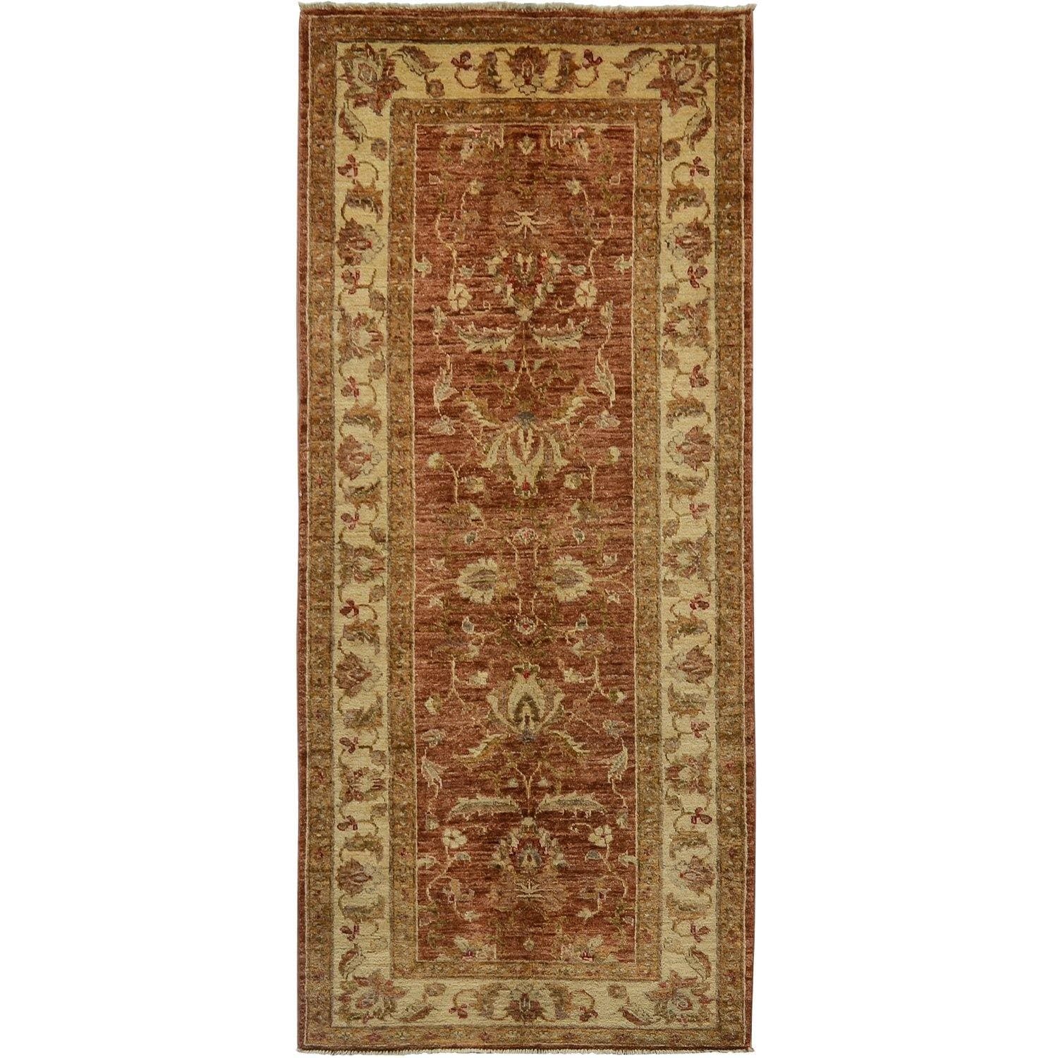 Hand-knotted Wool Hallway Runner 86cm x 207cm