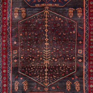 Fine Hand-knotted Wool Vintage Kolyai Persian Runner 150cm x 332cm