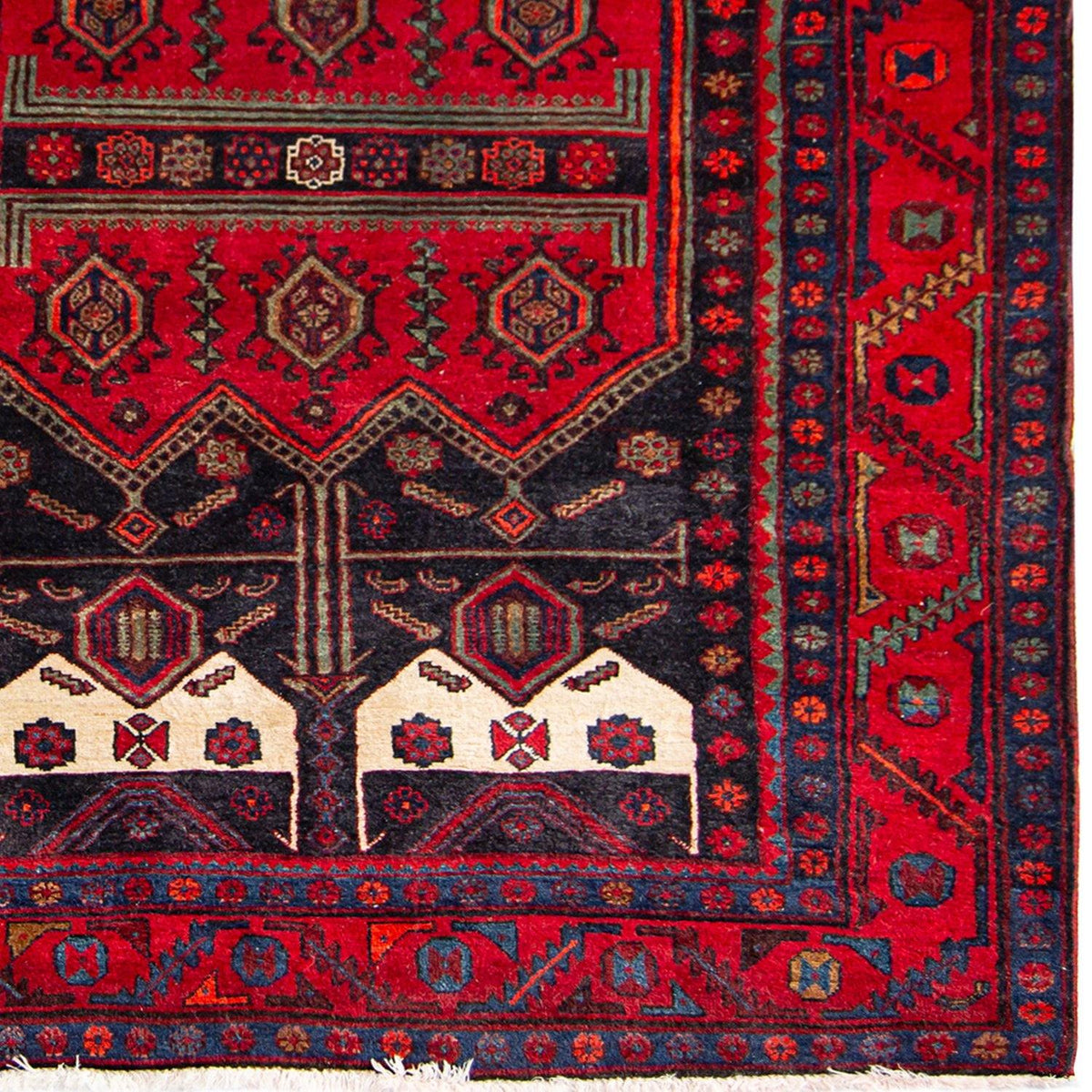 Fine Hand-knotted Wool Persian Runner 150cm x 345cm