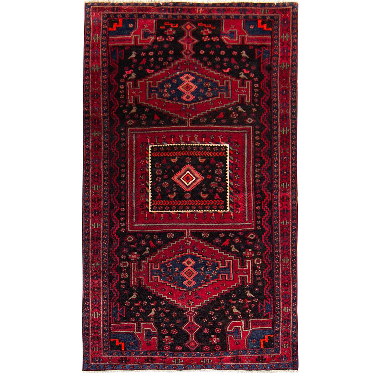 Fine Hand-knotted Wool Kolyia Persian Runner 143cm x 355cm