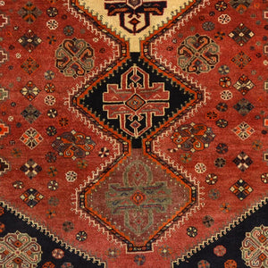 Fine Hand-knotted Persian Shiraz Wool Rug 165cm x 260cm