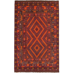 Fine Hand-woven 100% Wool Kilim Rug 262cm x 403cm