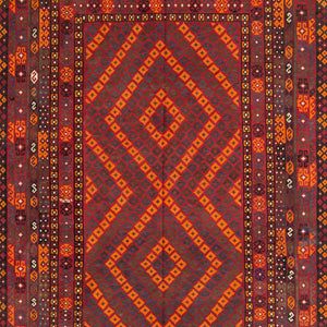 Fine Hand-woven 100% Wool Kilim Rug 262cm x 403cm