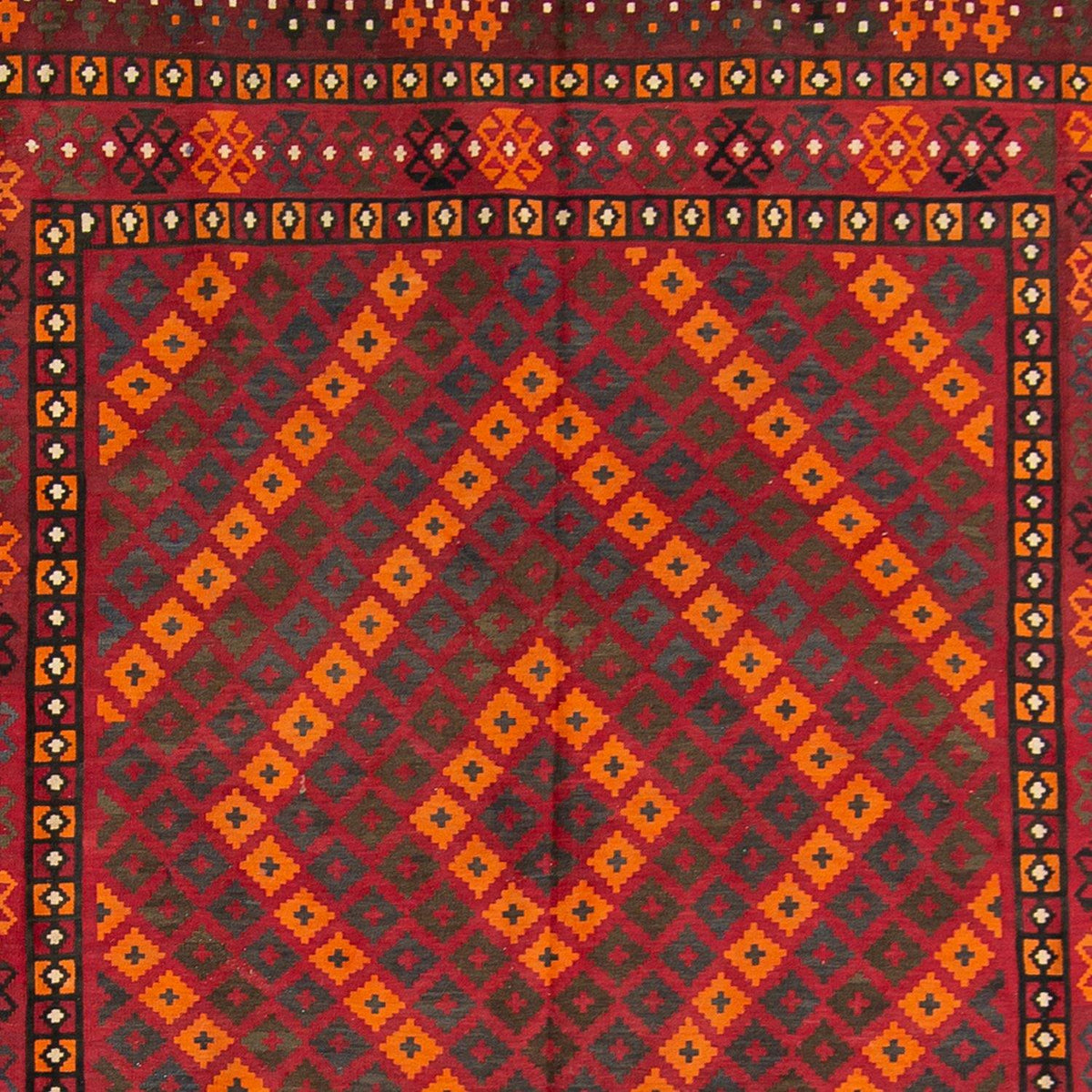 Fine Hand-woven 100% Wool Kilim Rug 262cm x 403cm