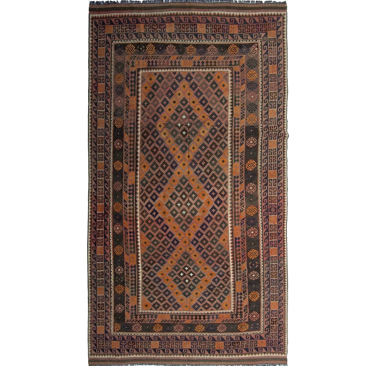 Fine Hand-woven 100% Wool Kilim Rug 237cm x 441cm