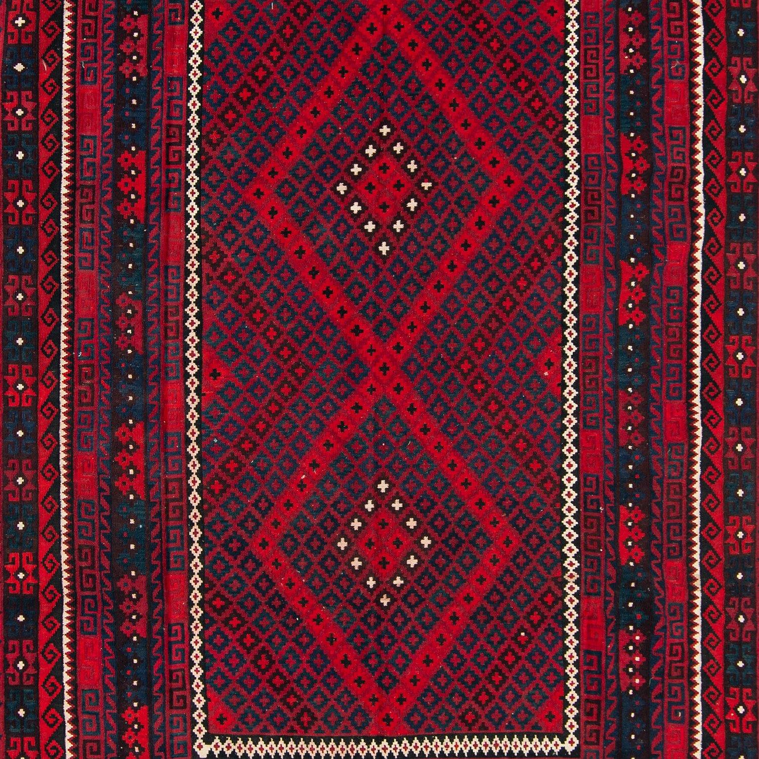 Fine Hand-woven 100% Wool Kilim Rug 260cm x 357cm