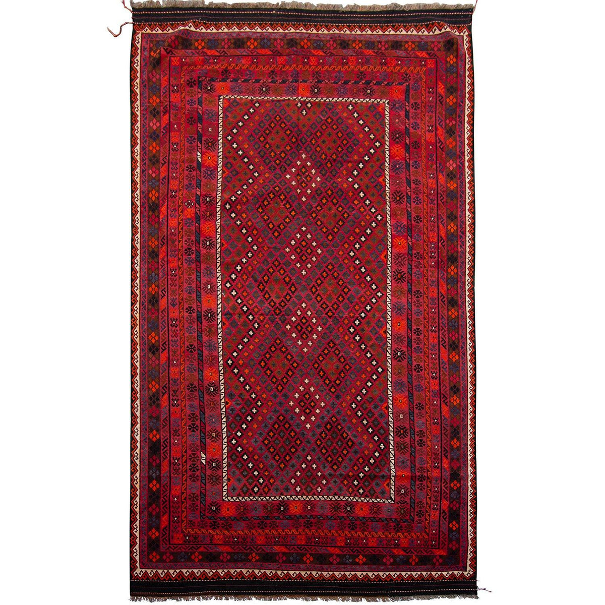 Fine Hand-woven 100% Wool Kilim 283cm x 482cm