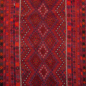 Fine Hand-woven 100% Wool Kilim 283cm x 482cm