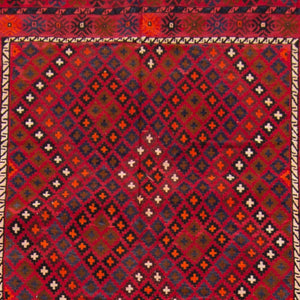 Fine Hand-woven 100% Wool Kilim 283cm x 482cm