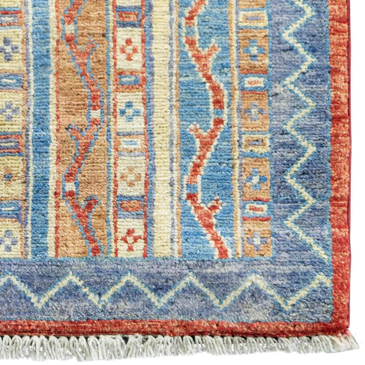 Fine Hand-knotted Small Tribal Rug 45cm x 60cm